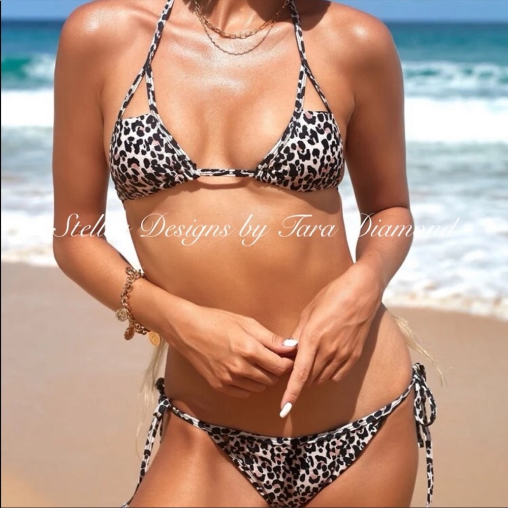 Animal print bikini